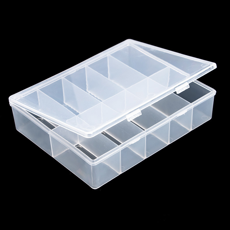 10 Grids Empty Clear Storage B - đánh giá và giá Nail Art Motif