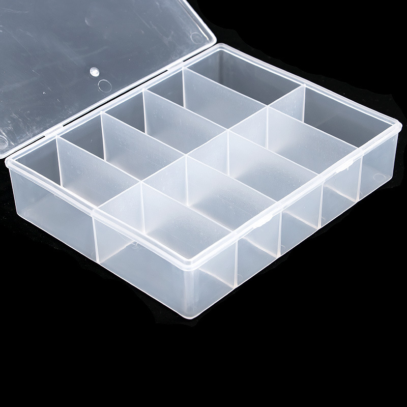10 Grids Empty Clear Storage B - đánh giá và giá Nail Art Motif