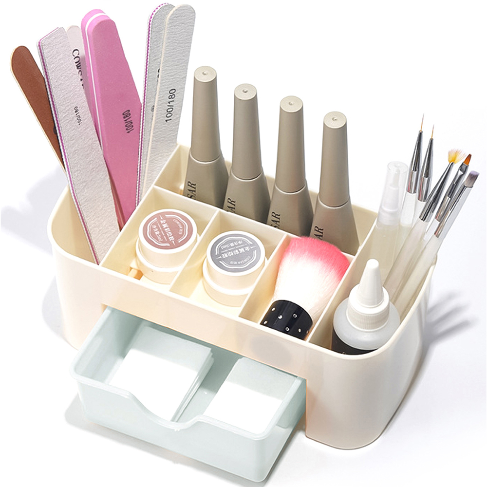 Nail Art Organizer Desktop Dra - đánh giá và giá Nail Fan Brush