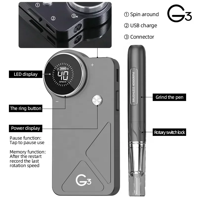 oxxi UV G3 40000 rpm Brushless - đánh giá và giá Nail Drill Machine
