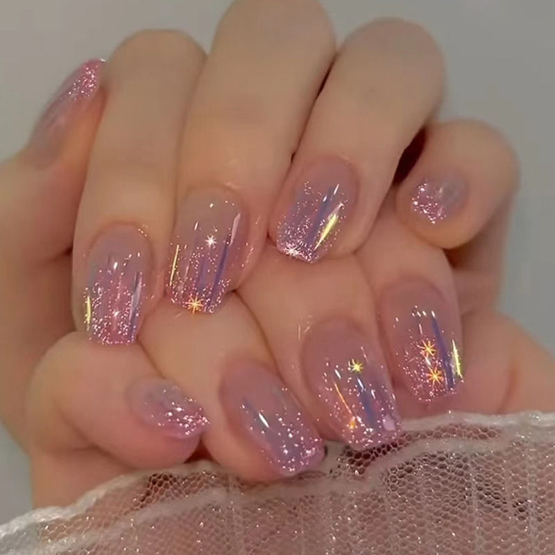 24Pcs/Set Spice Girls Wearable - đánh giá và giá Nail Art Simple