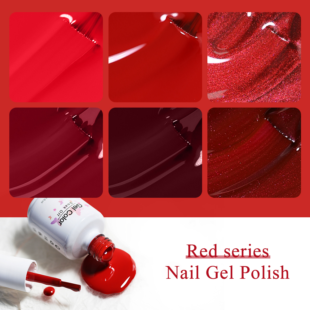 Clou Beaute Classic Red Gel Na - đánh giá và giá Nail Art Red Cherry
