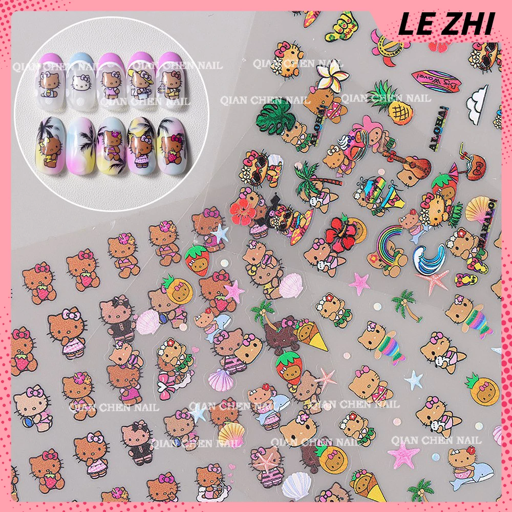 Kawaii Cartoon Nail Art Sticke - đánh giá và giá Nail Art Motif